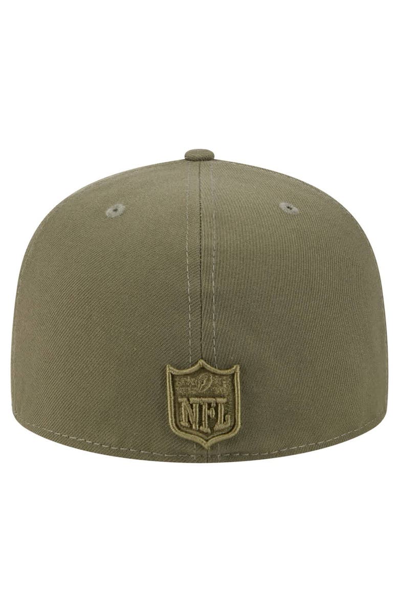 New Era Men's New Era  Olive Buffalo Bills Color Pack A-Frame 59FIFTY Fitted Hat, Alternate, color, 