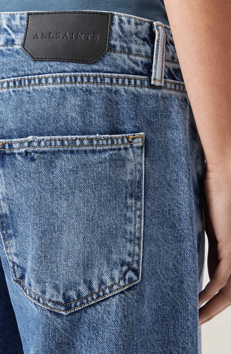 AllSaints Tia Distressed Jeans, Alternate, color, Destroy Indigo