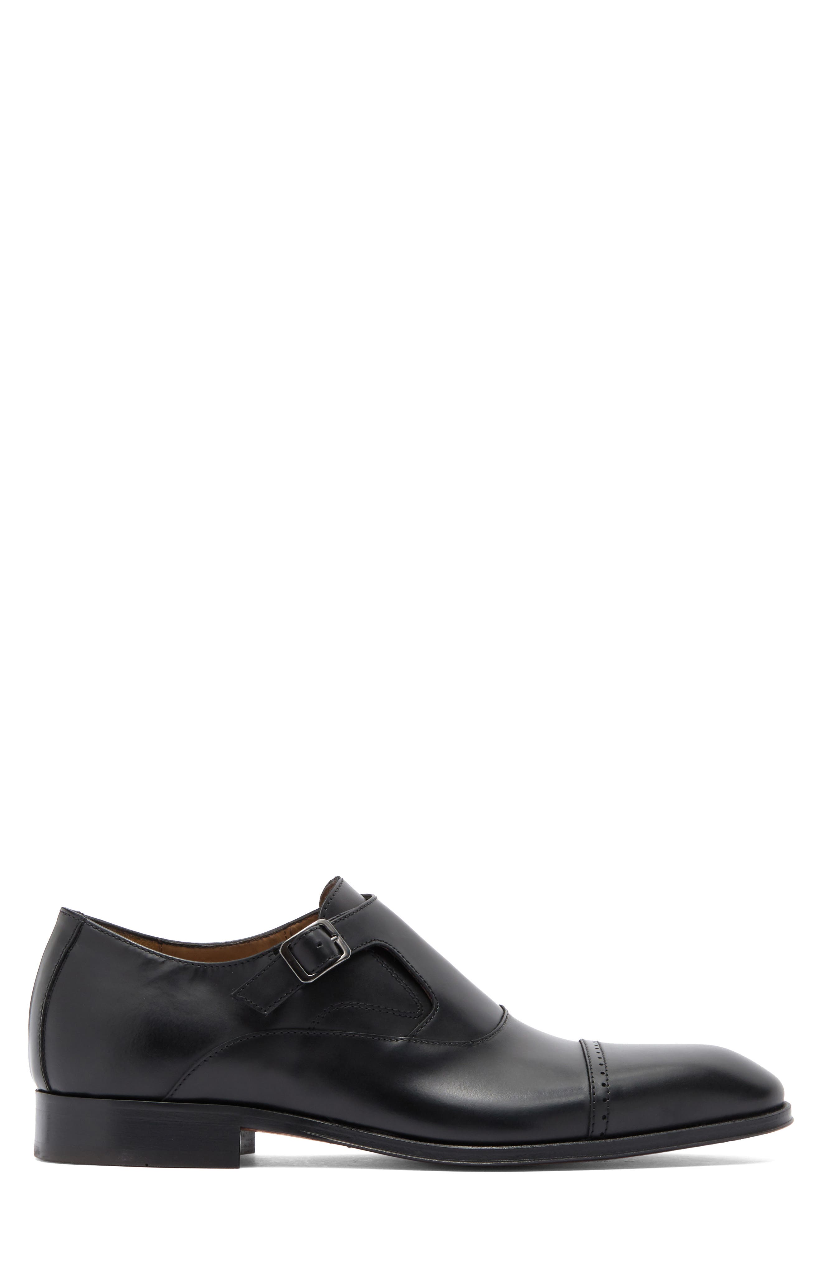 ANTONIO MAURIZI Cap Toe Monk Strap Shoe, Alternate, color, 