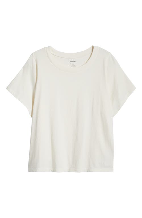 Madewell Bella Cotton Jersey T-shirt In Lighthouse