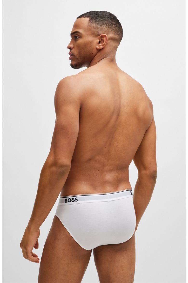 3-Pack Power Stretch Cotton Briefs, Alternate, color, WHT
