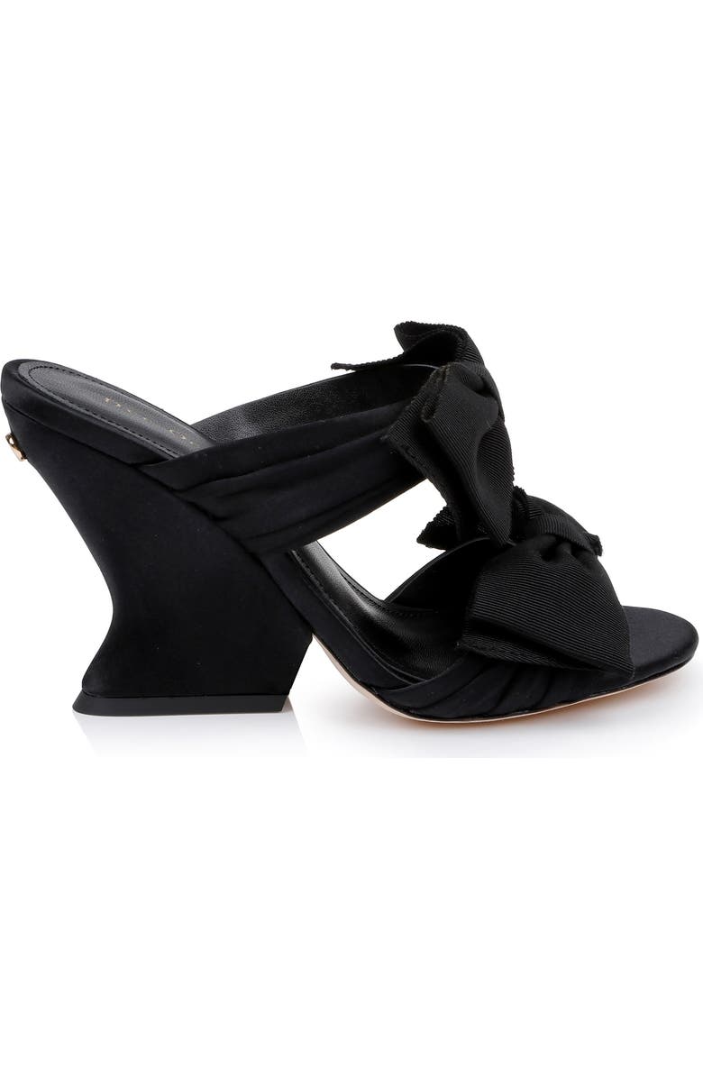 Dee Ocleppo Burgundy Double Bow Slide Sandal, Alternate, color,