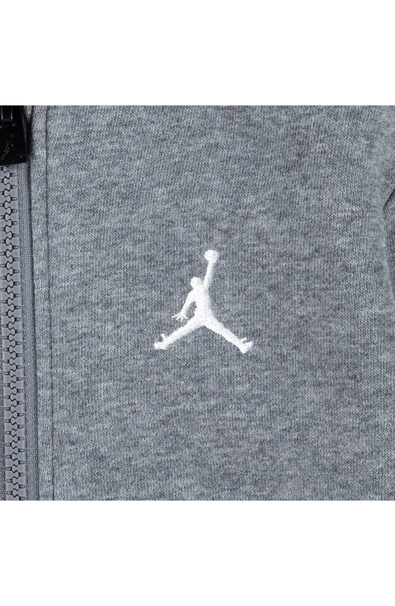Jordan Kids' Brooklyn Fleece Full Zip Hoodie & Joggers Set, Alternate, color, Carbon Heather