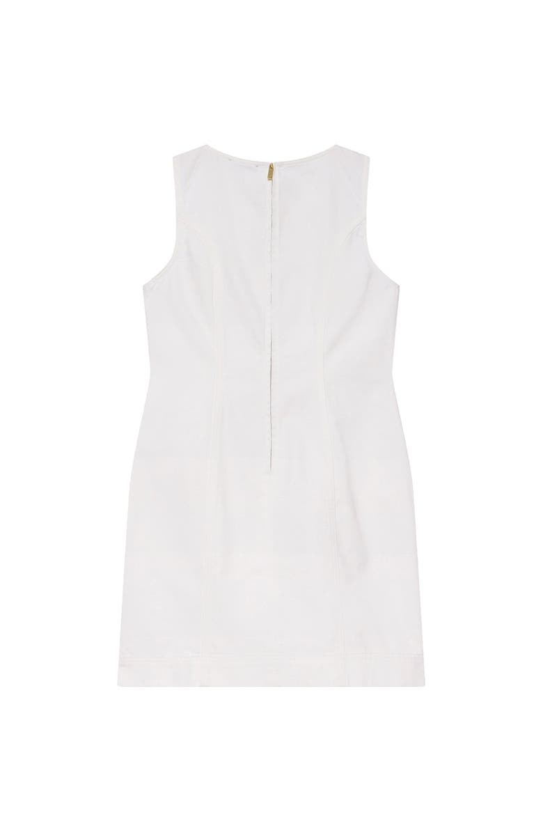MINT VELVET Denim Mini Dress, Alternate, color, White