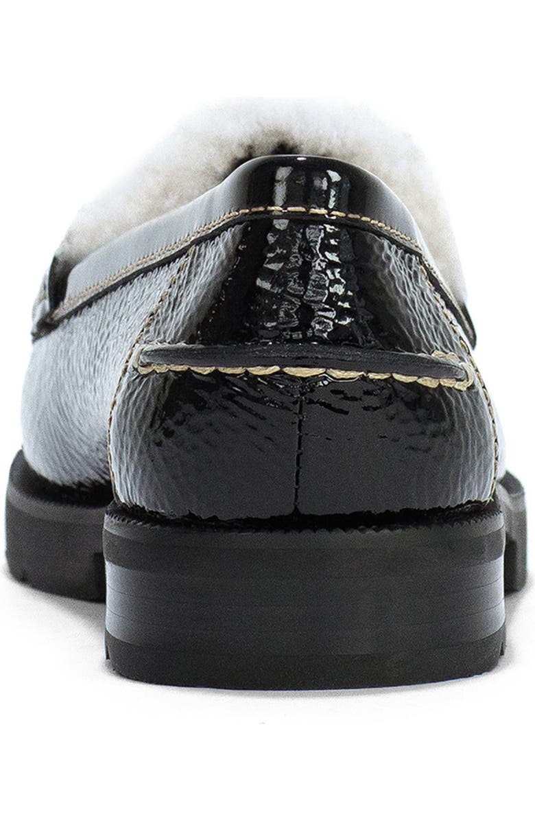 Donald Pliner Genuine Shearling Tassel Loafer, Alternate, color,