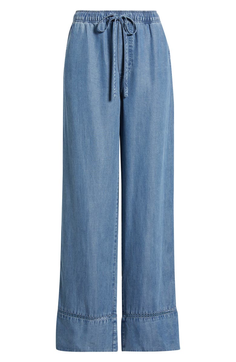 Cloth & Stone Ladder Trim Drawstring Pants, Alternate, color, Winter Tides Wash