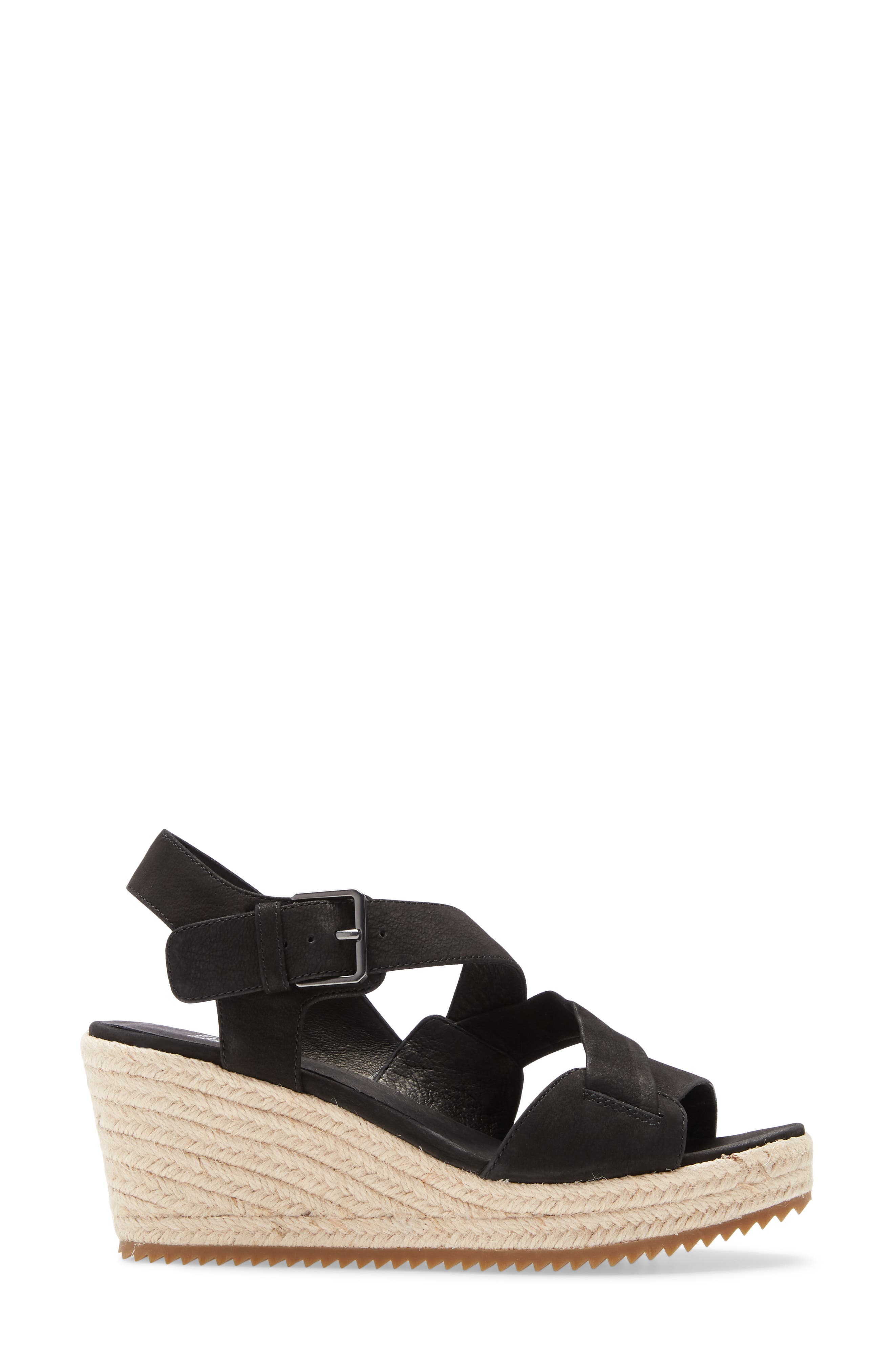 Eileen Fisher Beckon Wedge Sandal, Alternate, color, 