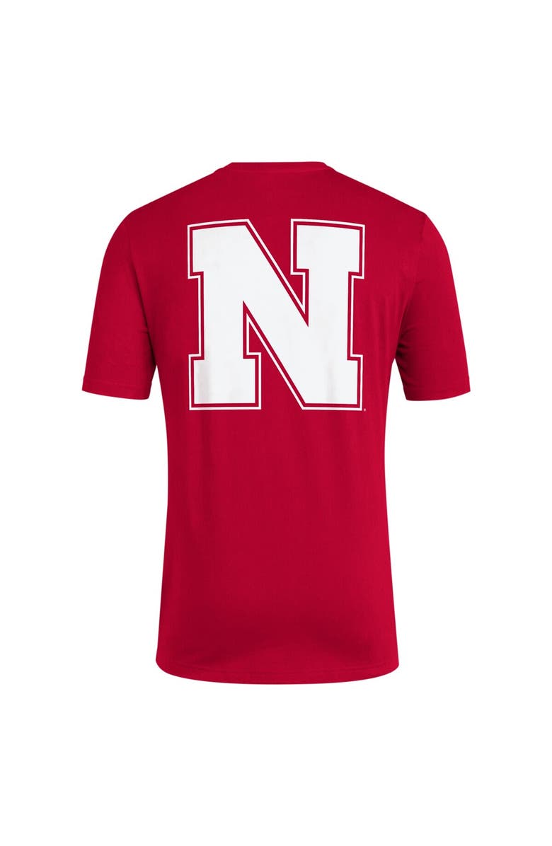 adidas Men's adidas Scarlet Nebraska Huskers Reverse Retro Baseball 2 Hit T-Shirt, Alternate, color, Scarlet