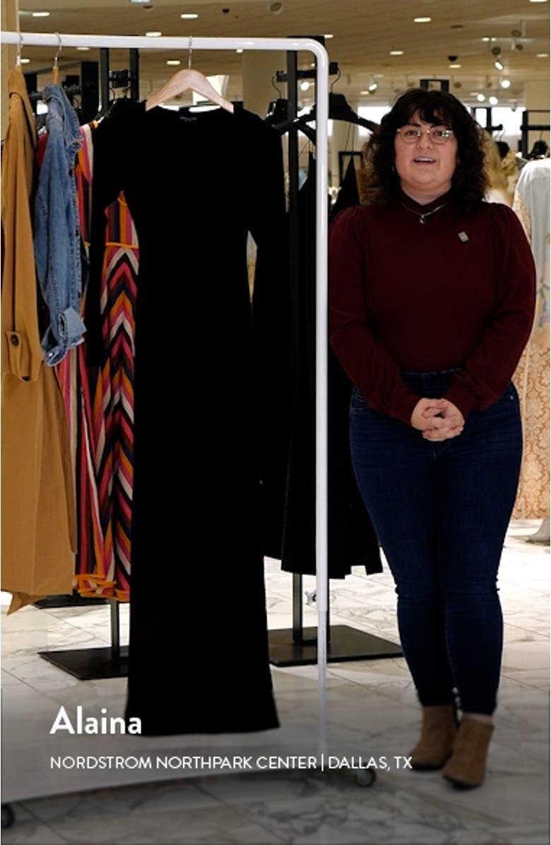 The Square Neck Maxi Dress, sales video thumbnail