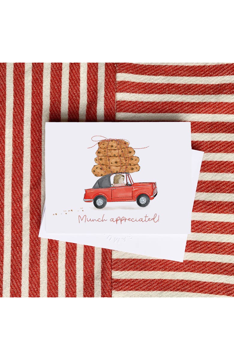 Ramus & Co Thank You Greeting Cards "Munch Appreciated", Alternate, color, Multi-Pack