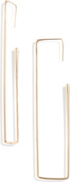 Open Edit Rectangular Hoop Earrings