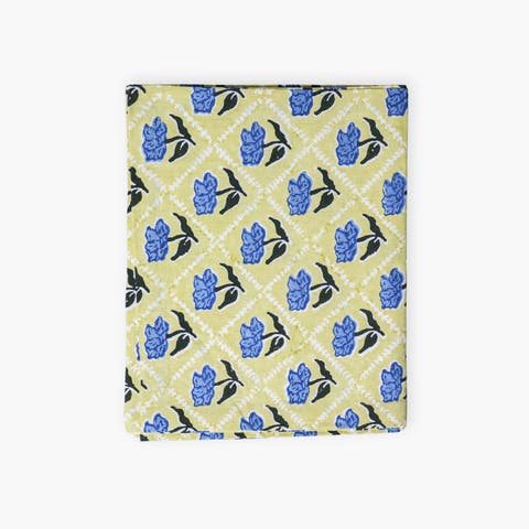 Noor - Pure Linen Handprinted Table Runner