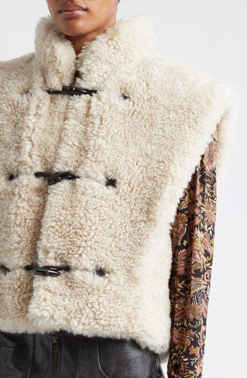 Isabel Marant Étoile Alisa Faux Shearling Vest | Nordstrom