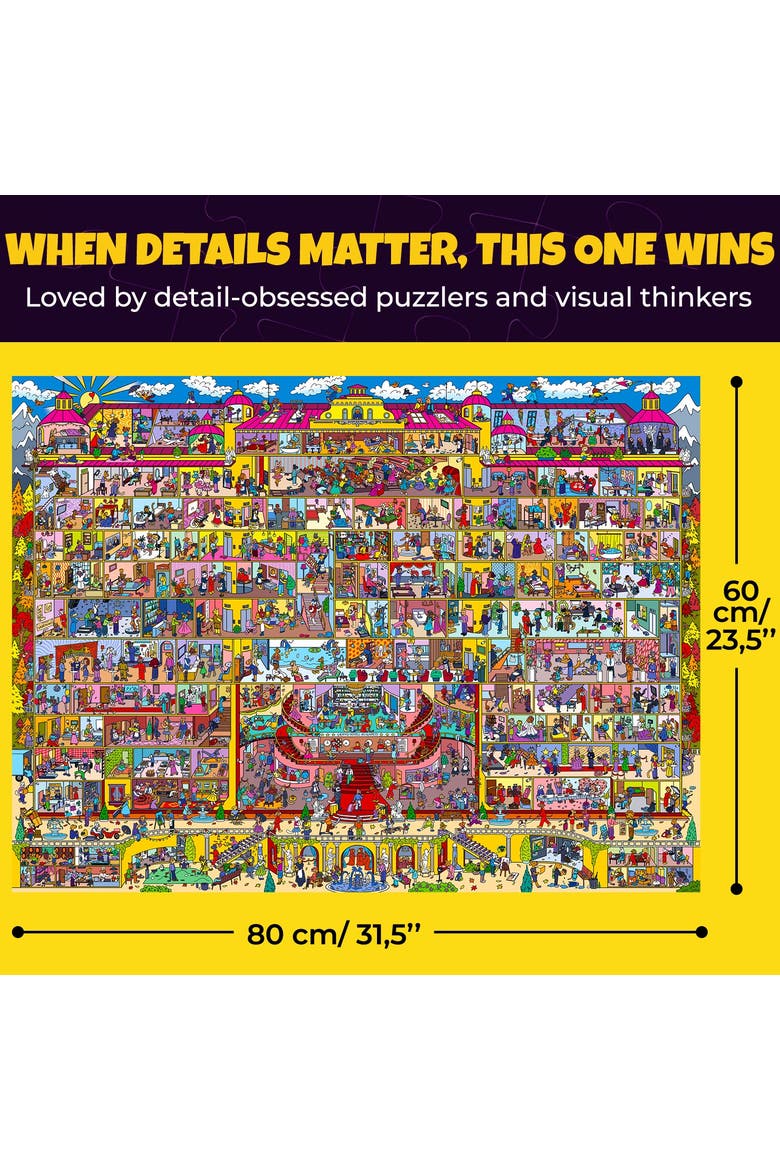 1000 Piece Puzzle for Adults and Teens - Animal Bash, Desert Whirl & Hotel Wildeluxe, Alternate, color, Wildeluxe