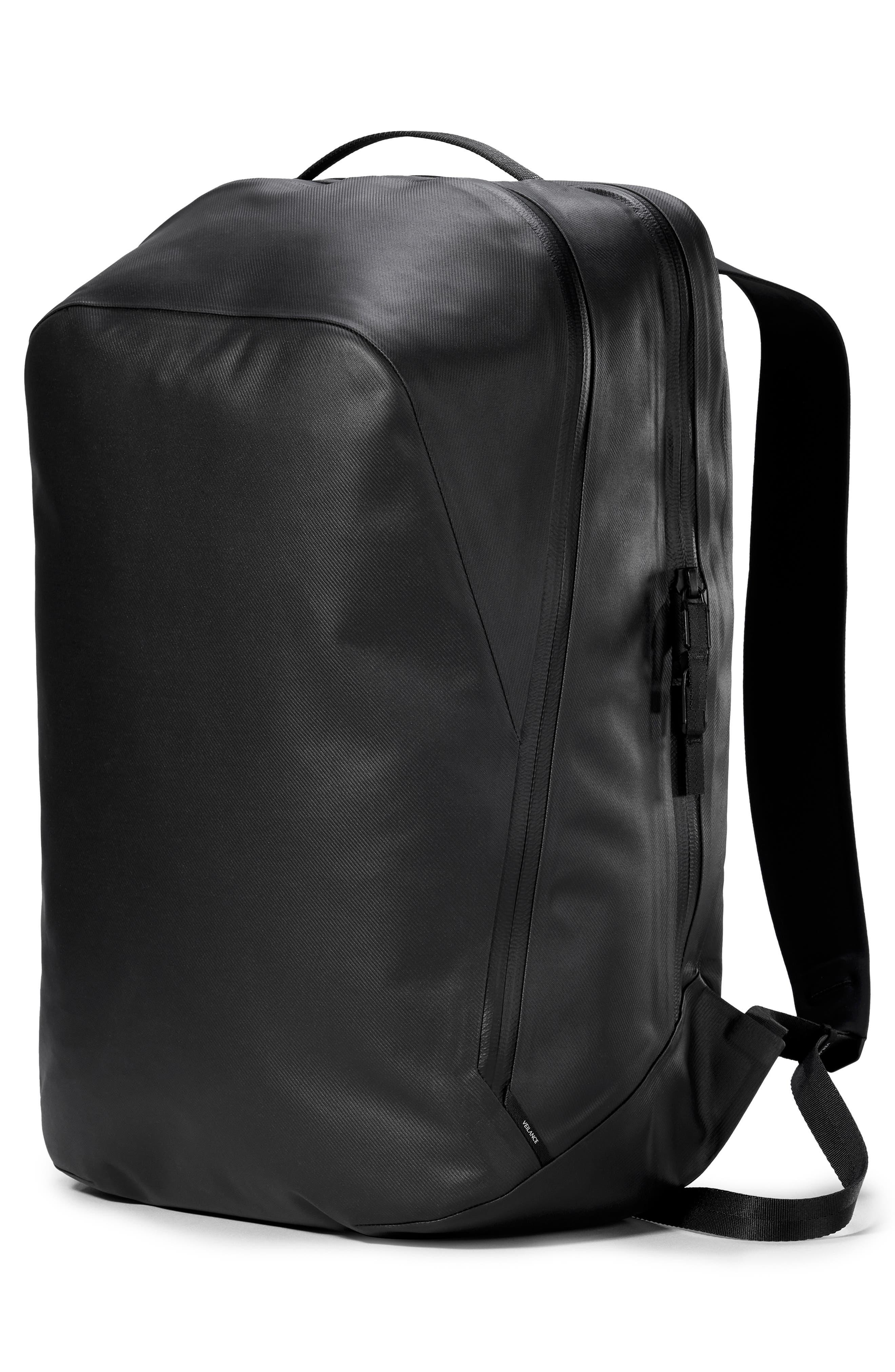 Veilance Anodic Nylon Twill Backpack, Alternate, color, Black