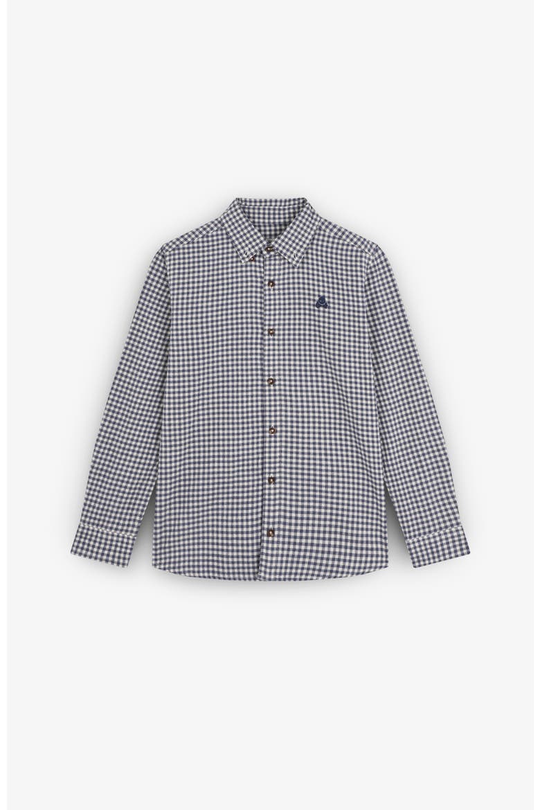 Bd Checks Shirt Kids, Main, color, Bluecheck