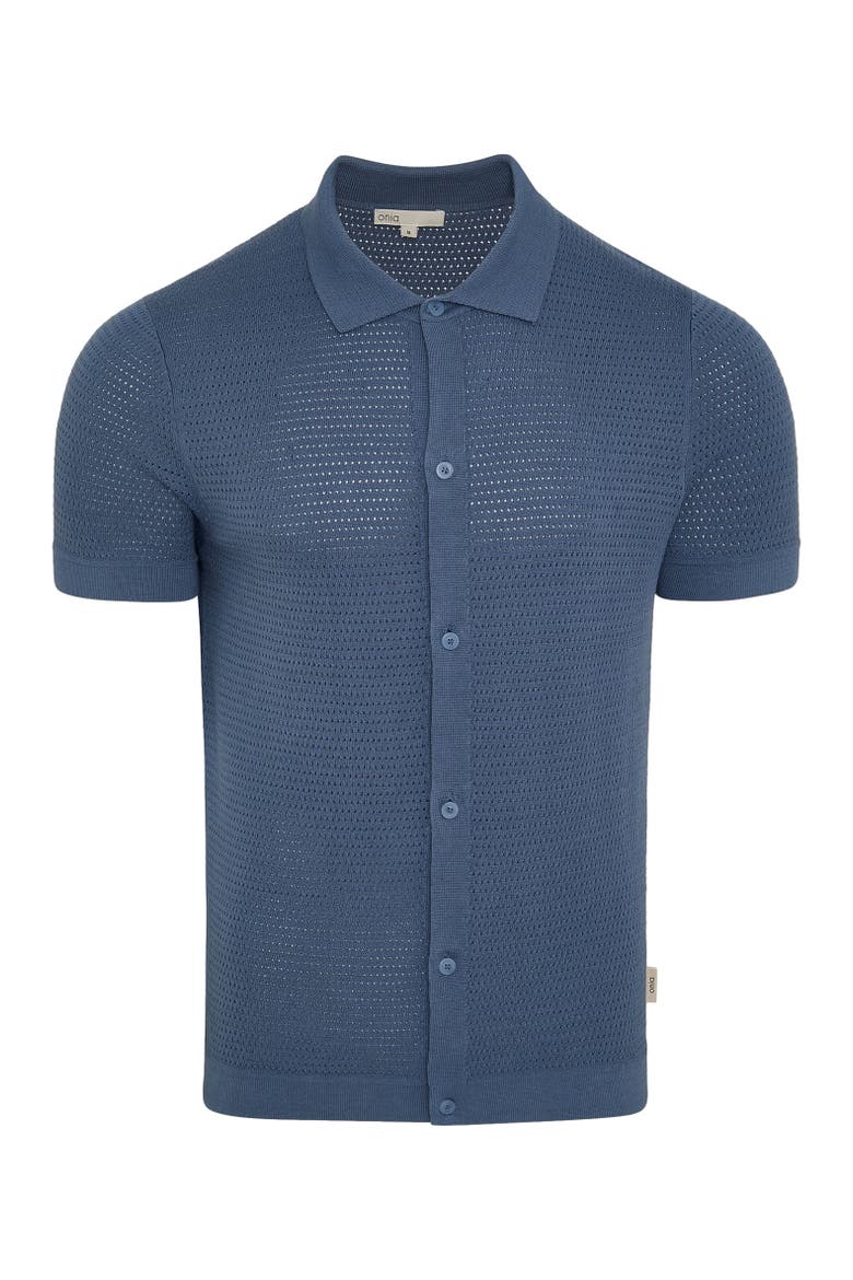Drop Needle Button Up Shirt, Alternate, color, Mist