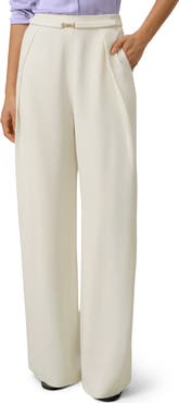 Lilysilk Heavy-Weight Silk Crepe Wide-Leg Pant