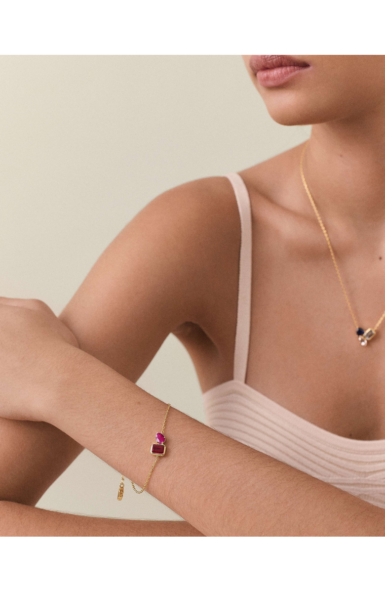 Edge of Ember Toi Et Moi Courage Bracelet, Alternate, color, Metallic Gold