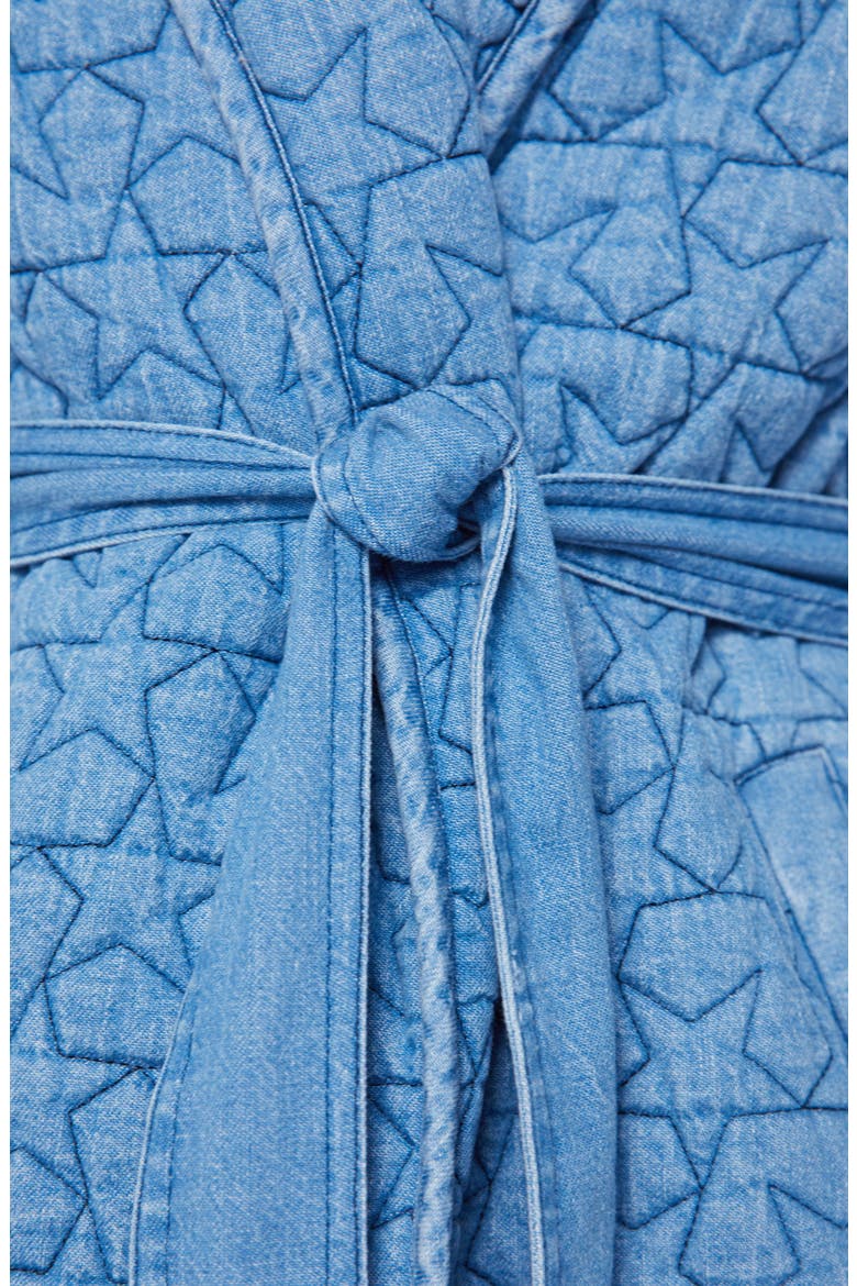 The Channel Changer Belted Chambray Jacket, Alternate, color, WHEN THE STARS ALIGN