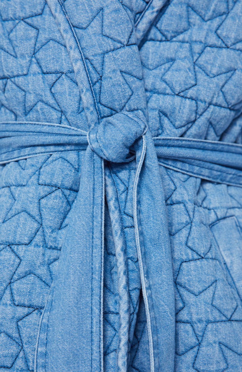 MOTHER The Channel Changer Belted Chambray Jacket, Alternate, color, 