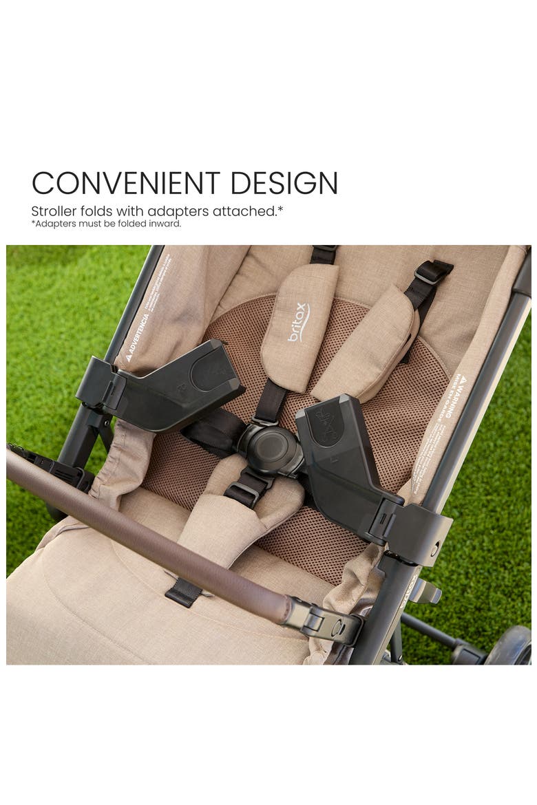 Juniper™+ Infant Car Seat Adapters, Alternate, color, BLACK