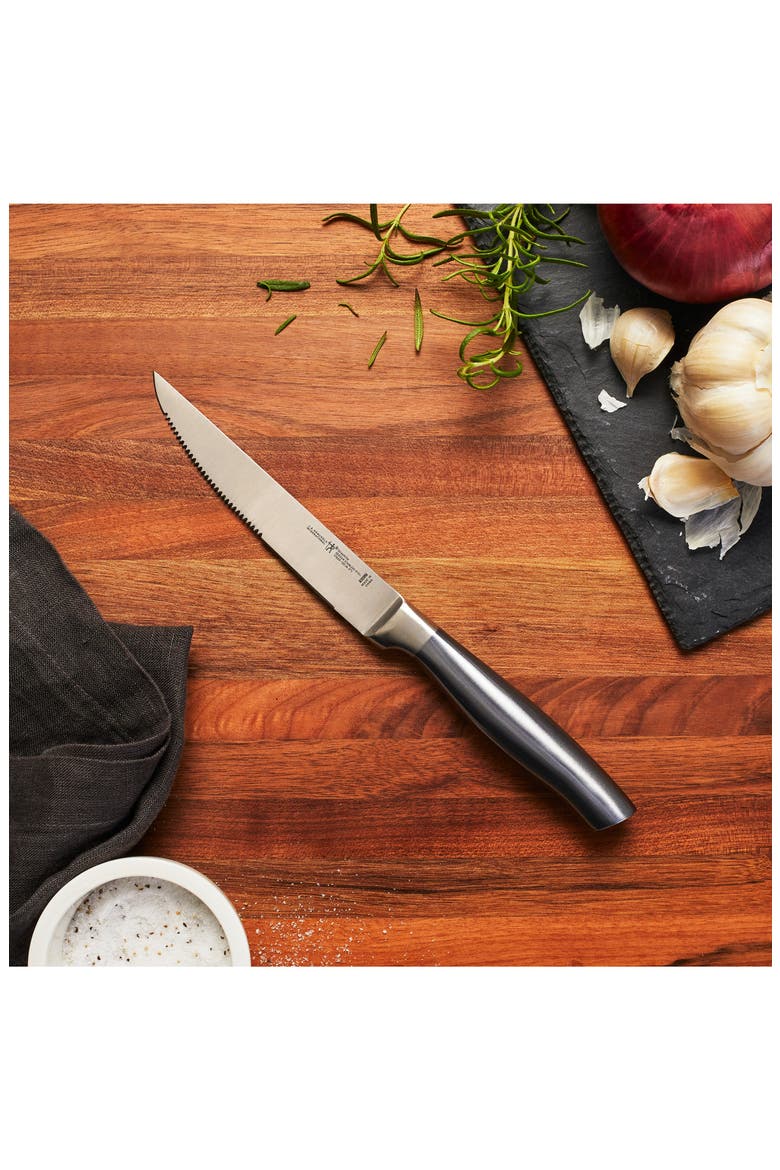 Graphite Stainless Steel Knife Block 14-Piece Set, Alternate, color, SILVER