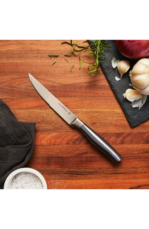 Henckels Cutlery Graphite Stainless Steel Knife Block 14-piece Set In Silver