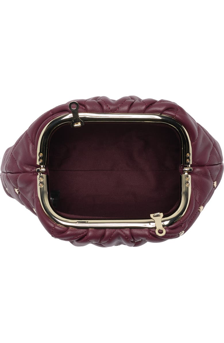 Ted Baker London Pandorh Stud Quilted Leather Clutch, Alternate, color,
