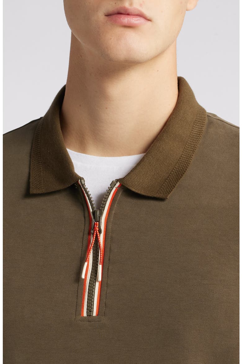 Heywood Quarter Zip Top, Alternate, color, OLIVE