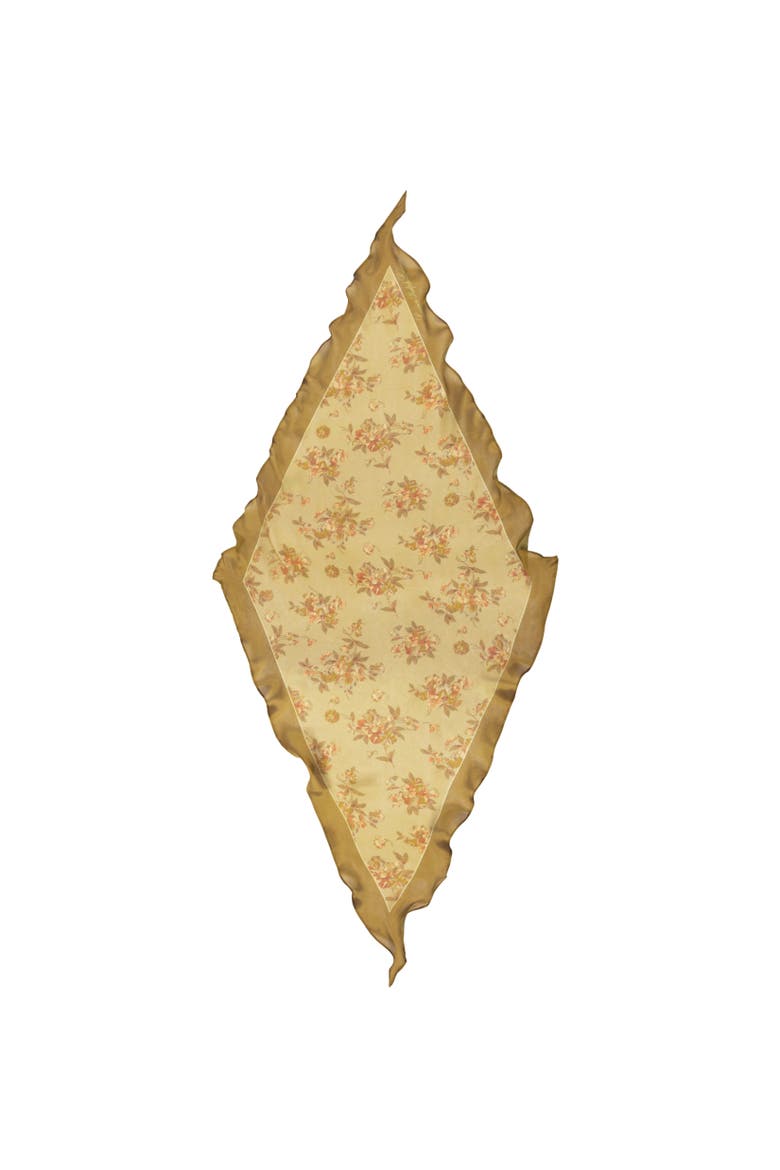 floral large diamond, Alternate, color, lauren camel