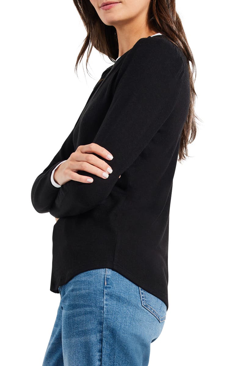 NZT by NIC+ZOE Sweet Dreams Faux Double Layer Top, Alternate, color, 