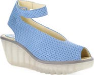 Fly London 'Yala' Perforated Leather Sandal
