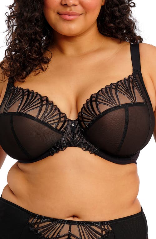 Elomi Plus Size Reja Underwire Plunge Bra In Black