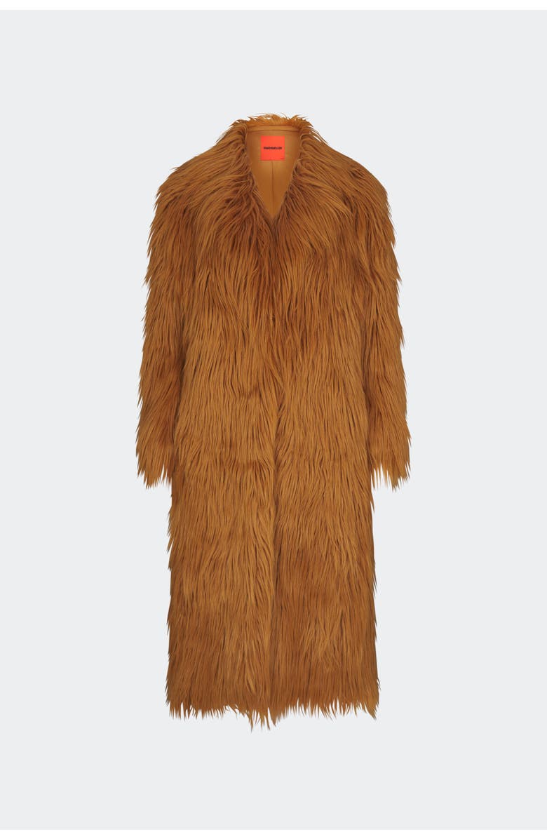 SIMONMILLER COATS Lett Shaggy Faux Fur Coat in Wheat, Main, color,