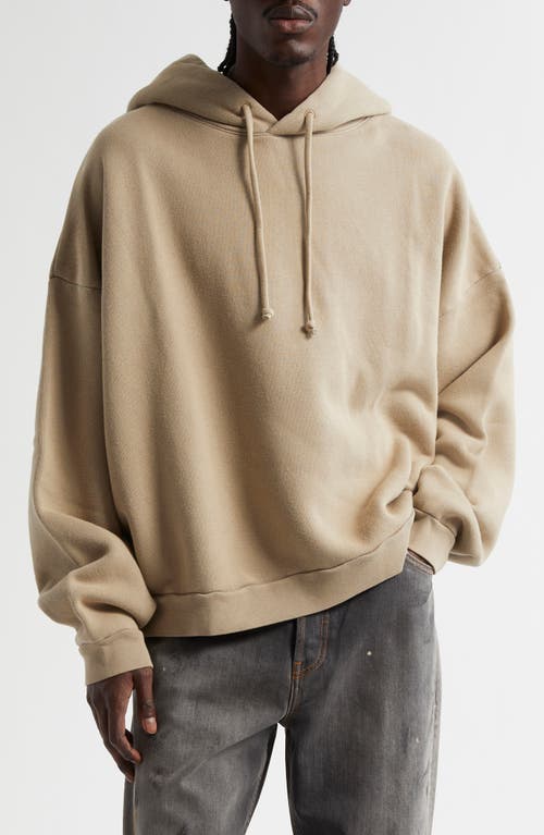 Acne Studios Gender Inclusive Relaxed Fit Hoodie In Concrete