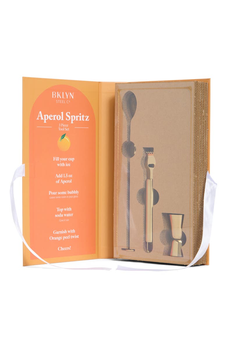 Core Home Spritz 3-Piece Cocktail Tool Book Set, Alternate, color,