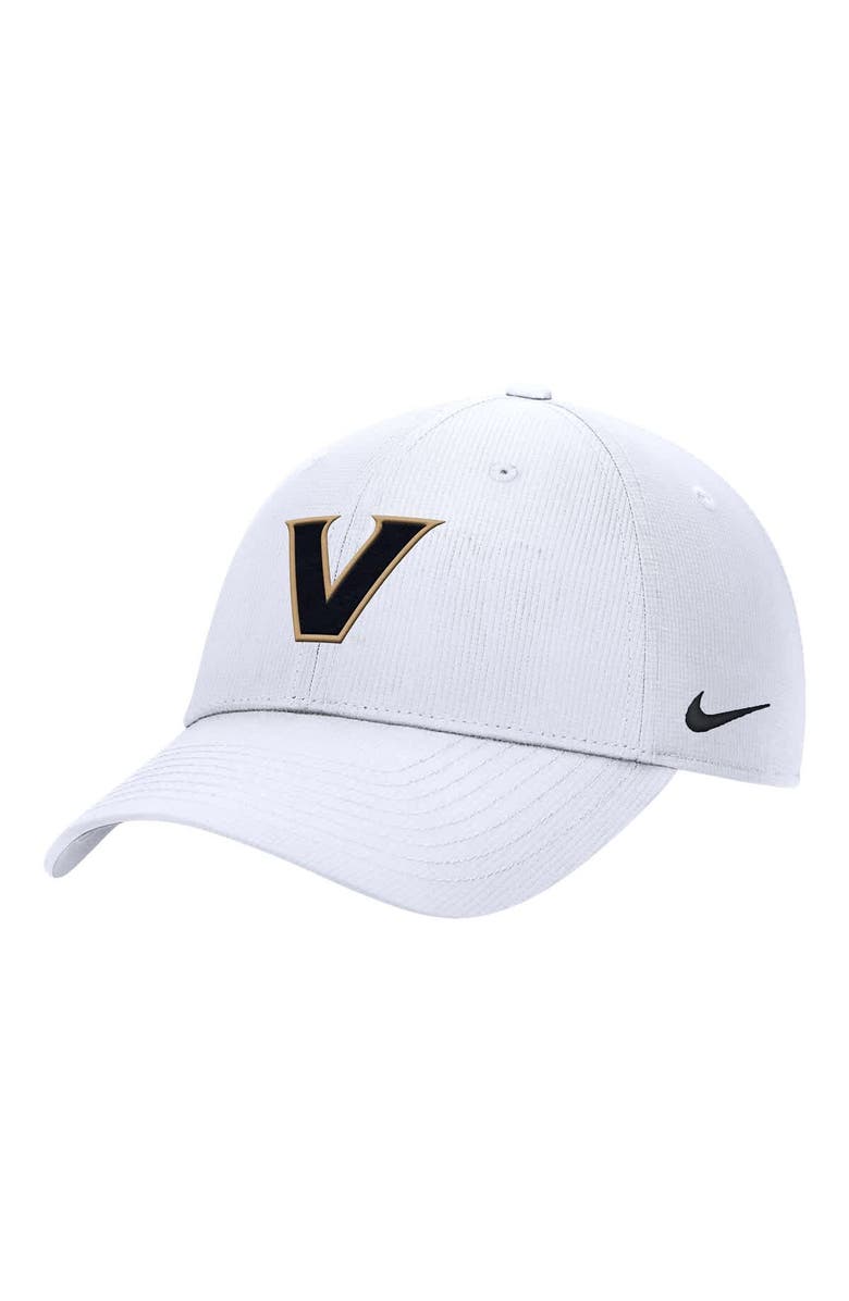 Nike Men's Nike  White Vanderbilt Commodores 2025 On-Field Club Performance Adjustable Hat, Main, color, 