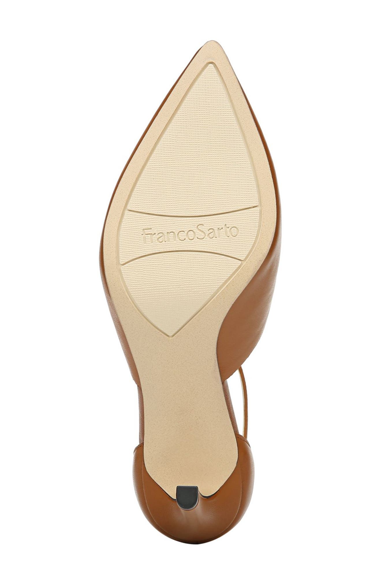 Mali Pointed Toe Heeled Pump, Alternate, color, COGNAC