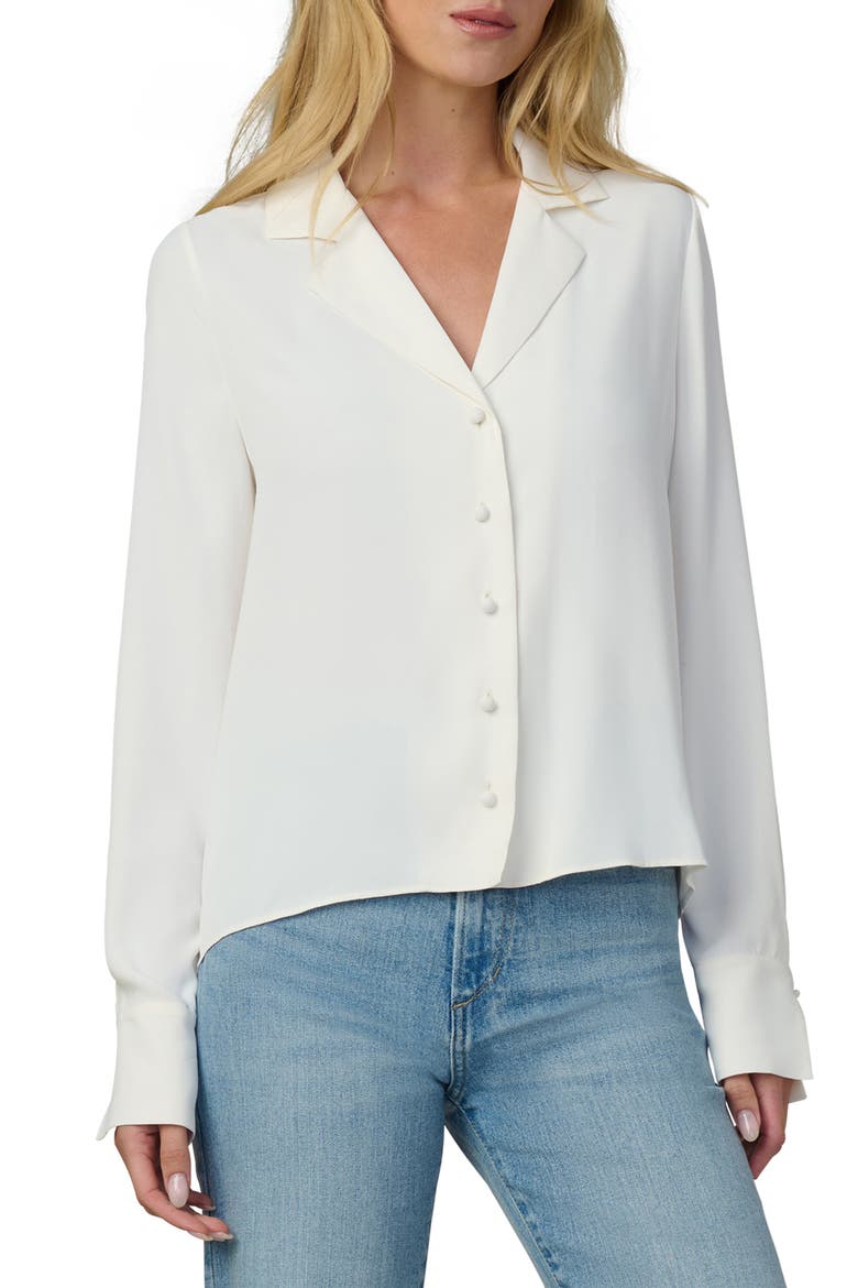The Mia Button-Up Shirt, Main, color, ECRU