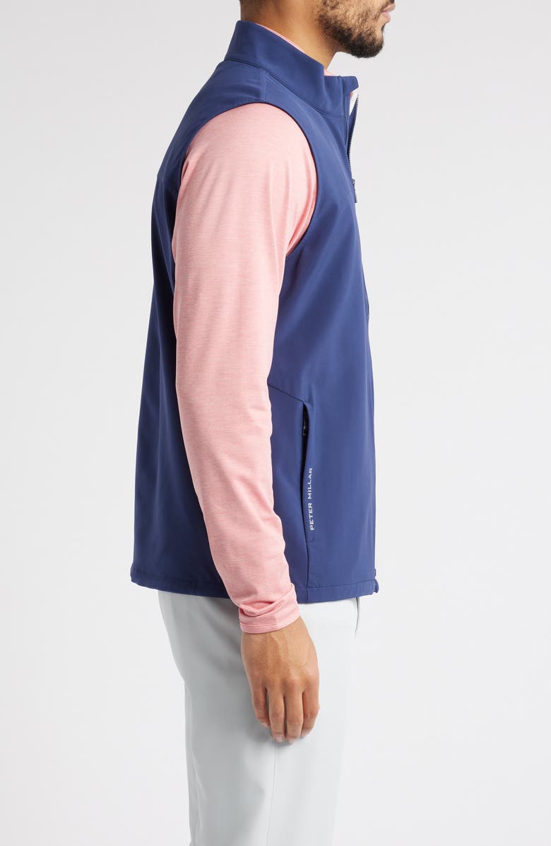 Peter Millar Dunes Water Resistant Zip Golf Vest, Alternate, color, 