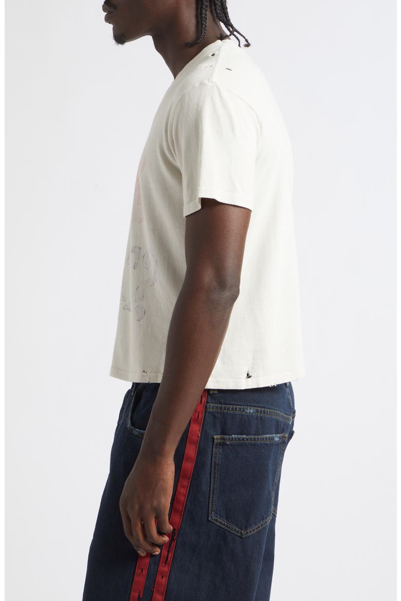 Distressed Boxy Heaven Graphic T-Shirt, Alternate, color, EGG WHITE