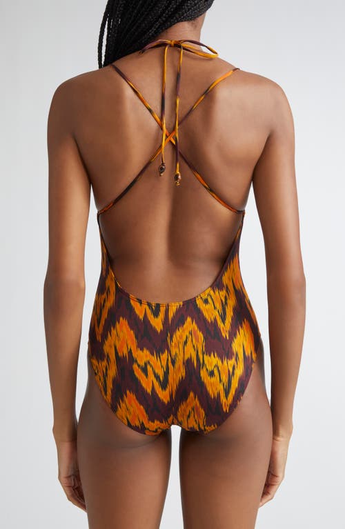 Ulla Johnson Leila Beaded One-piece Swimsuit