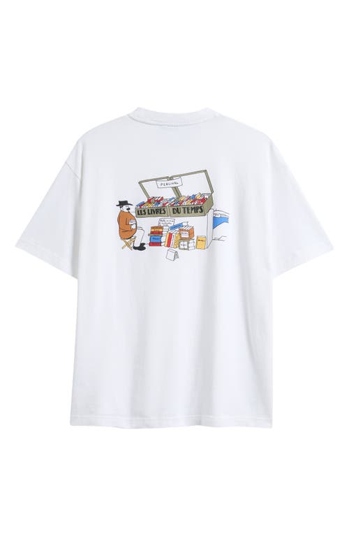 Percival Du Temps Oversize Organic Cotton Graphic T-shirt In Nude