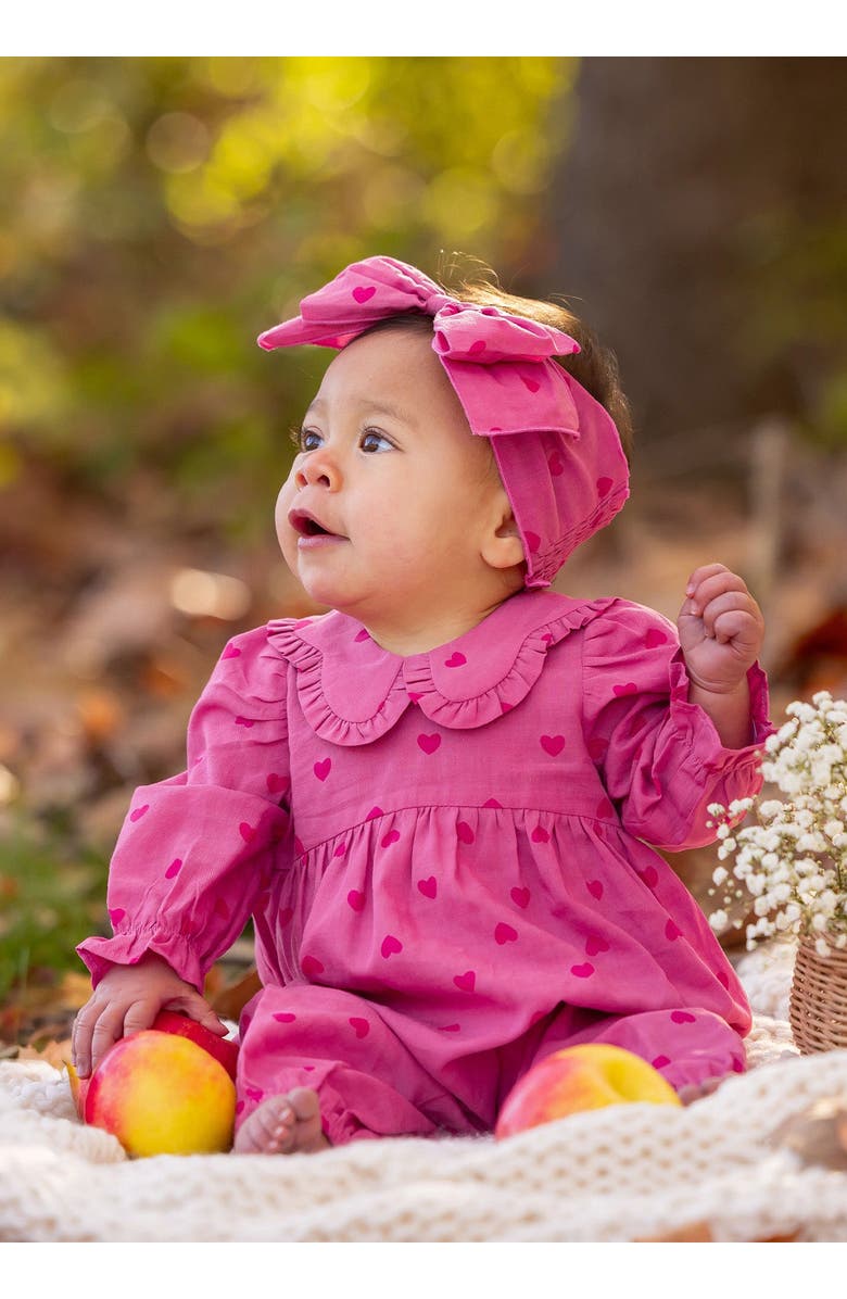 Mabel + Honey Perfect in Pink Romper, Alternate, color, Pink