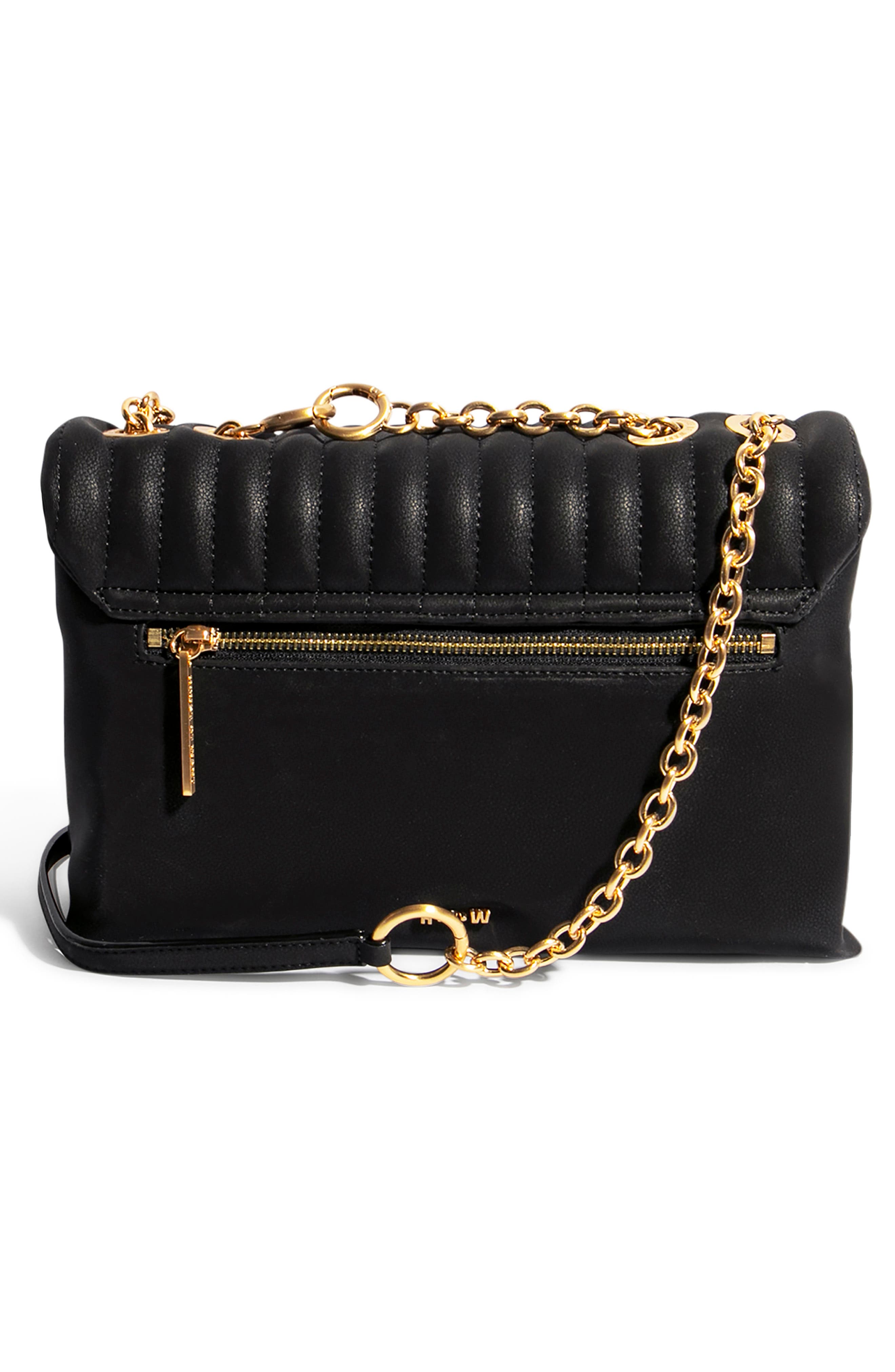 HOUSE OF WANT We Step Up Vegan Leather Shoulder Bag, Alternate, color, 