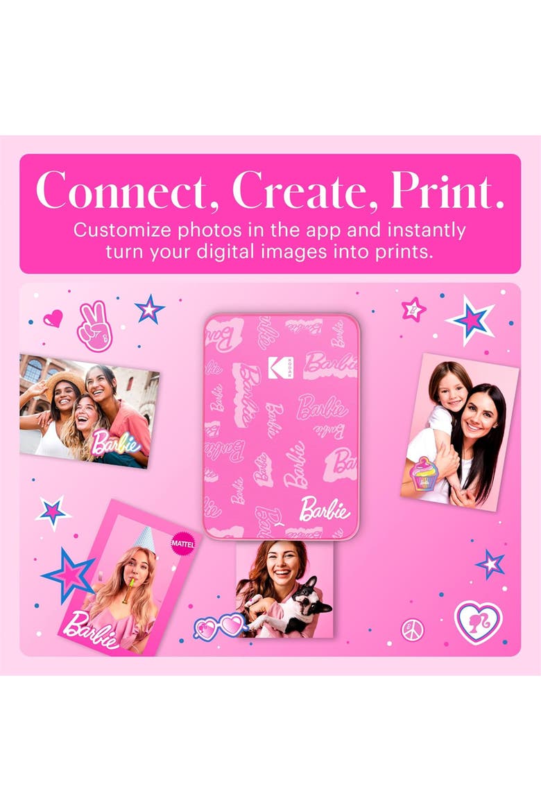 x Barbie Step Slim Printer Starter Bundle, Alternate, color, Pink - Signature Style