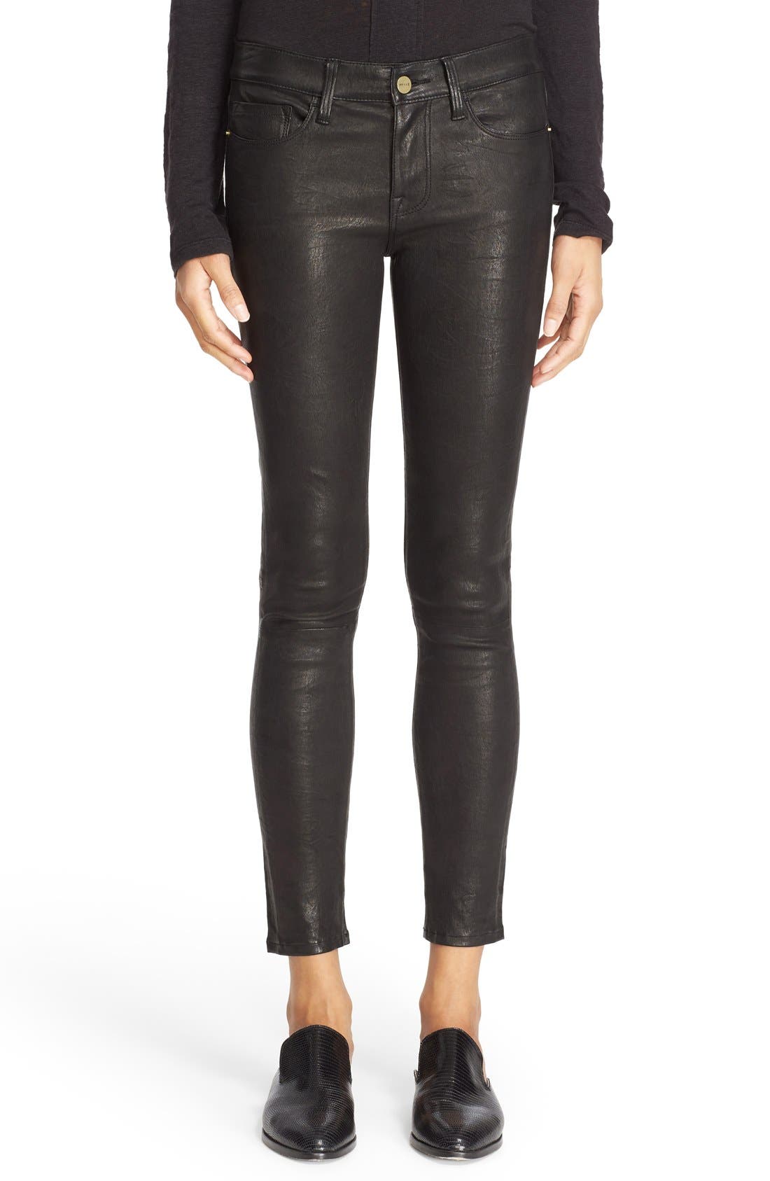 'Le Skinny' Lambskin Leather Pants