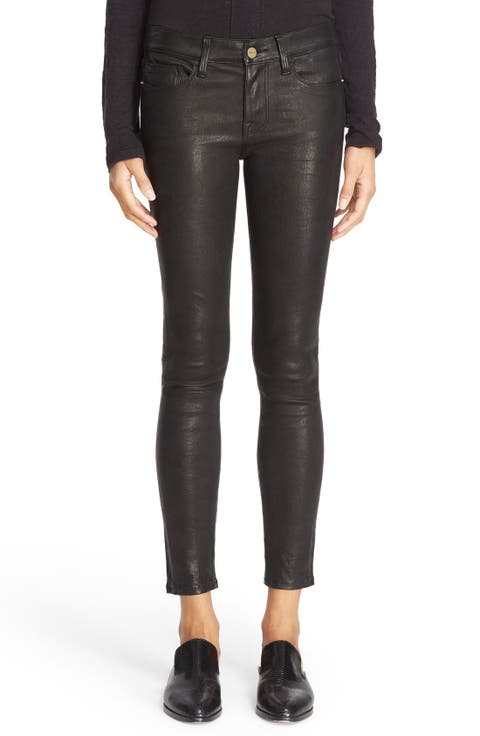 'Le Skinny' Lambskin Leather Pants