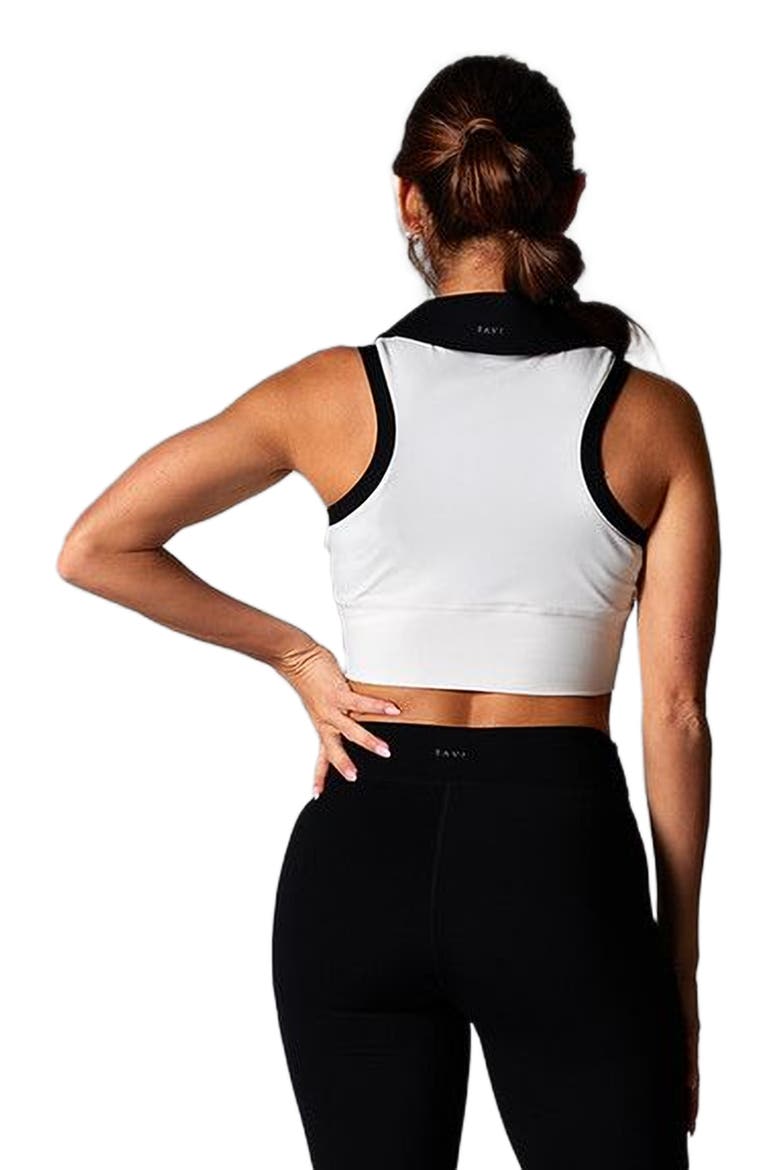 Contrast Polo Tank, Alternate, color, COCONUT EBONY